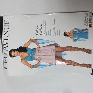 Leg Avenue Golden Greek Goddess Halloween costume Size Small Sexy fun